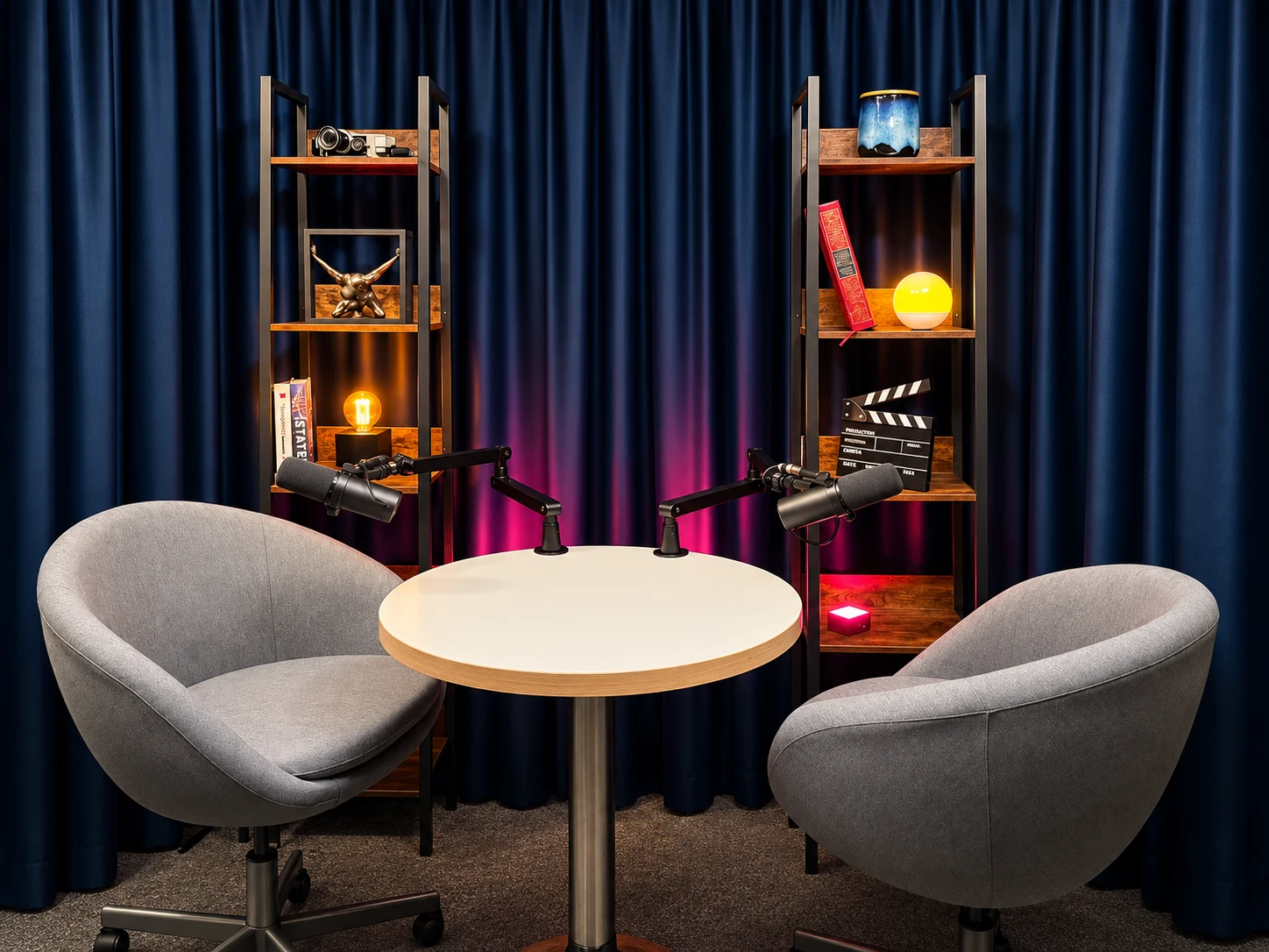 Studio podcastowe Warszawa – wnętrze studia RPM Studio, zdjęcie 2